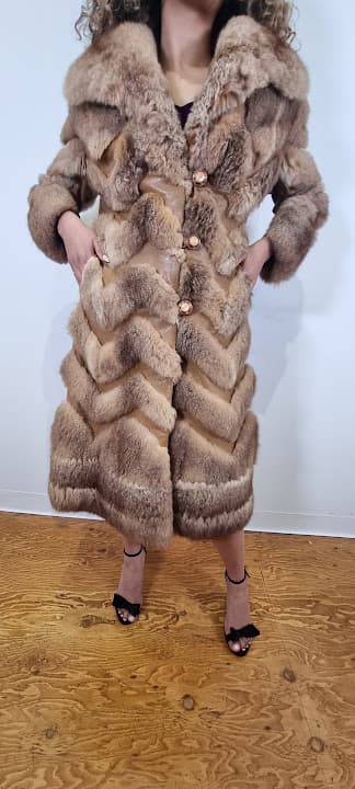 Textured coat from the TRiBE rental album