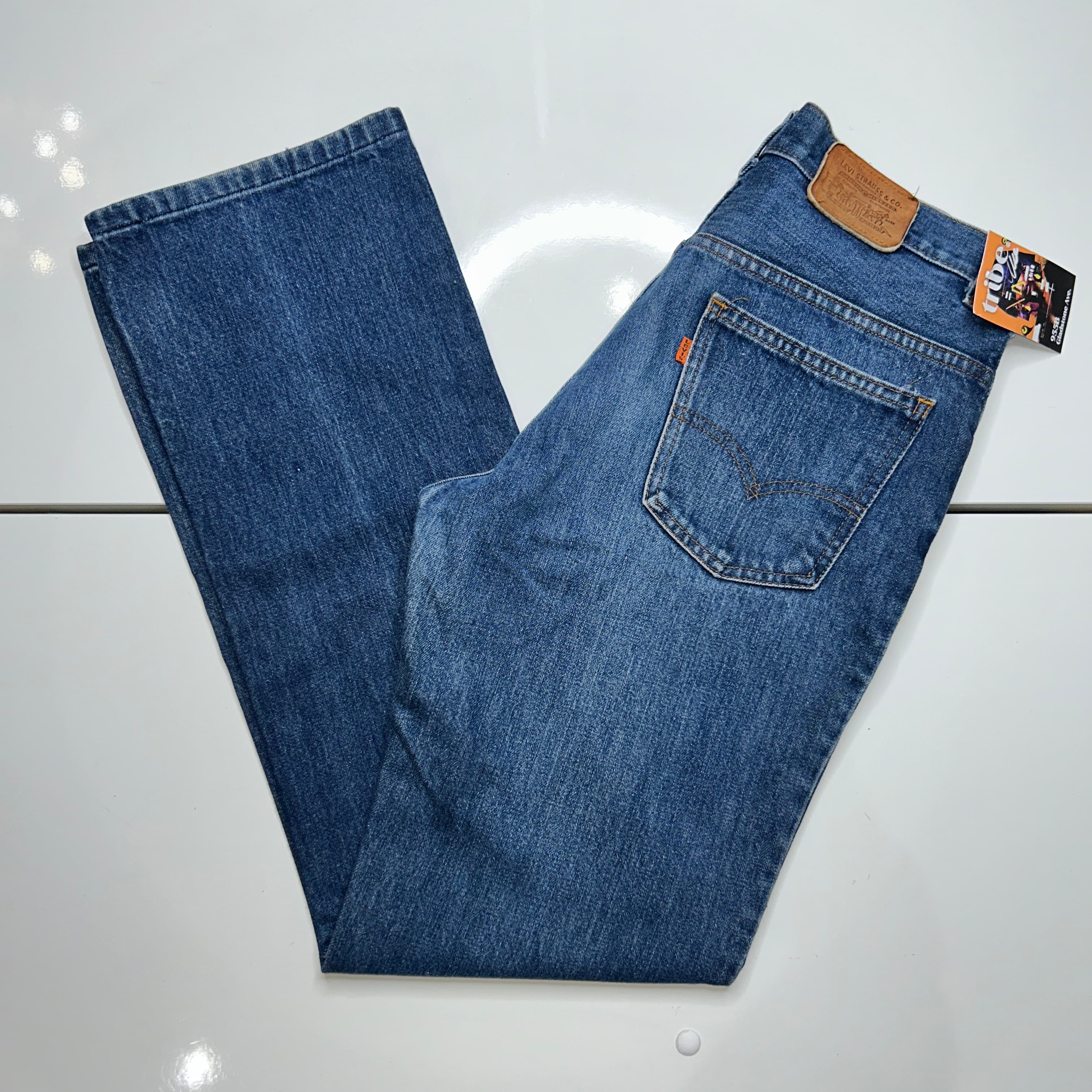 Levi Strauss High Rise Straight Leg Jeans 7/8