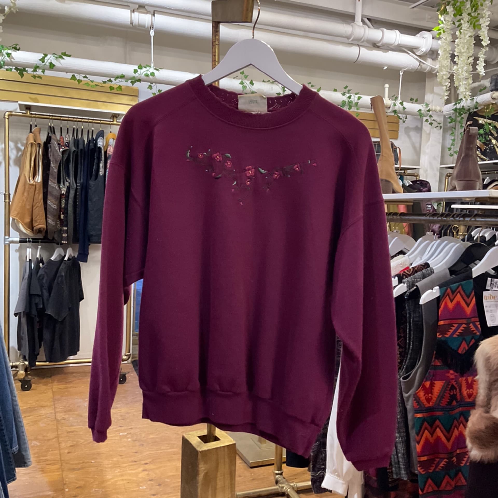 Northern Reflection Vintage Maroon Pullover Sweater S