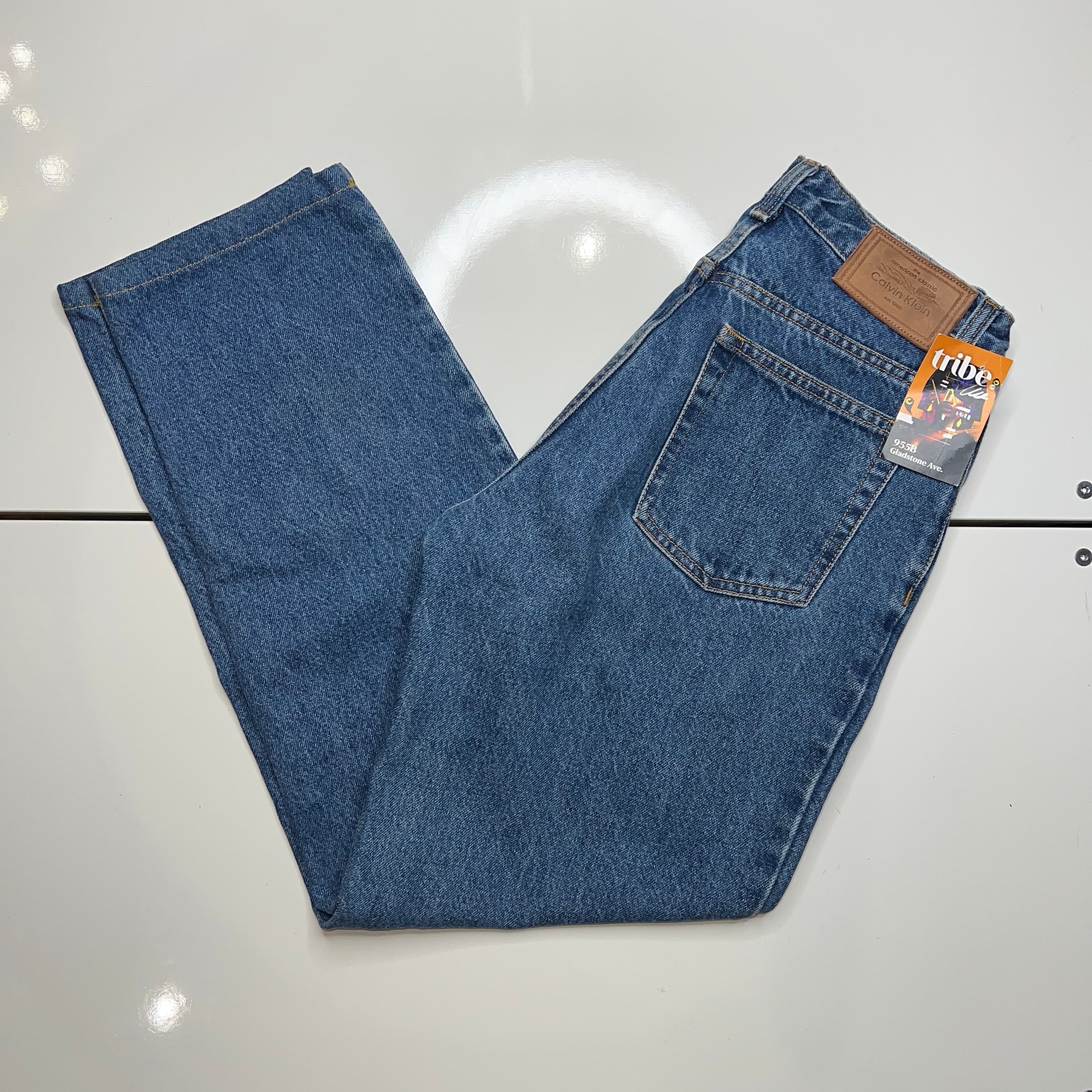 Calvin Klein High Rise Straight Leg Jeans 29