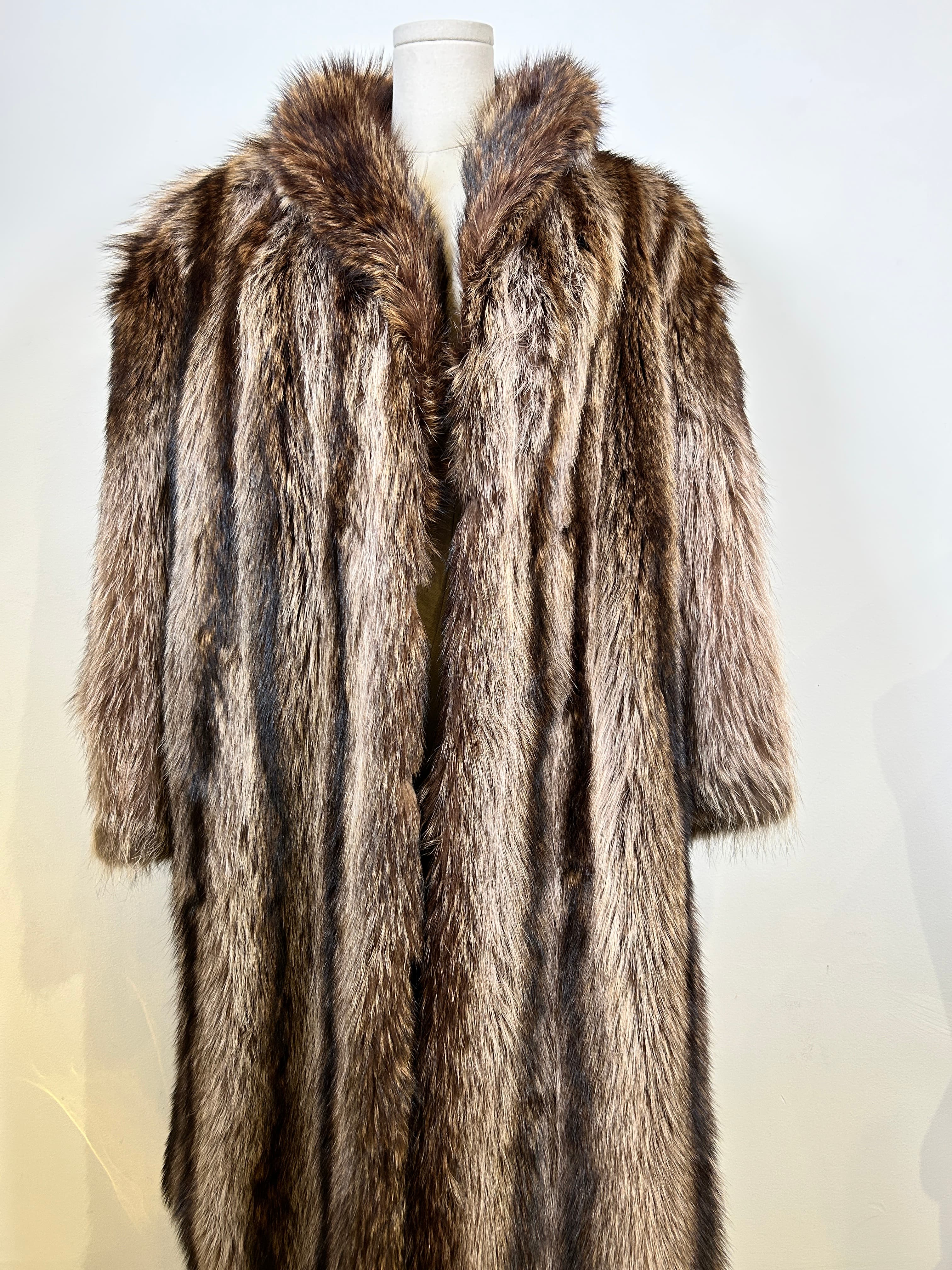 Fourrure Jacob Tri-Coloured Coat M
