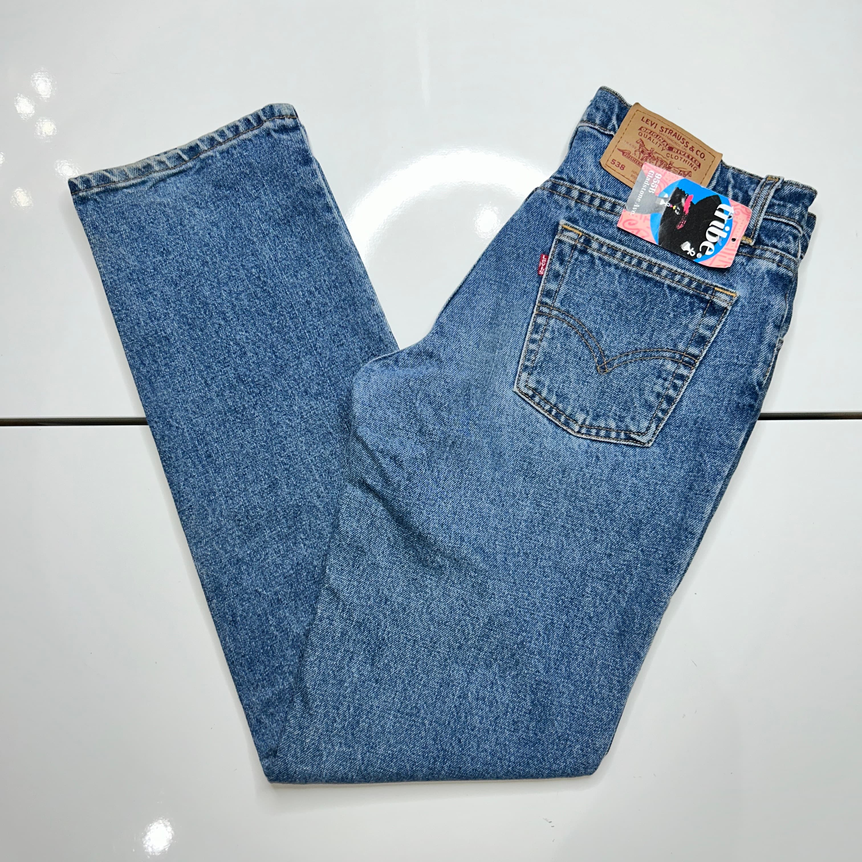 Levi Strauss 538 Hiphugger Bootcut High Rise Jeans 29