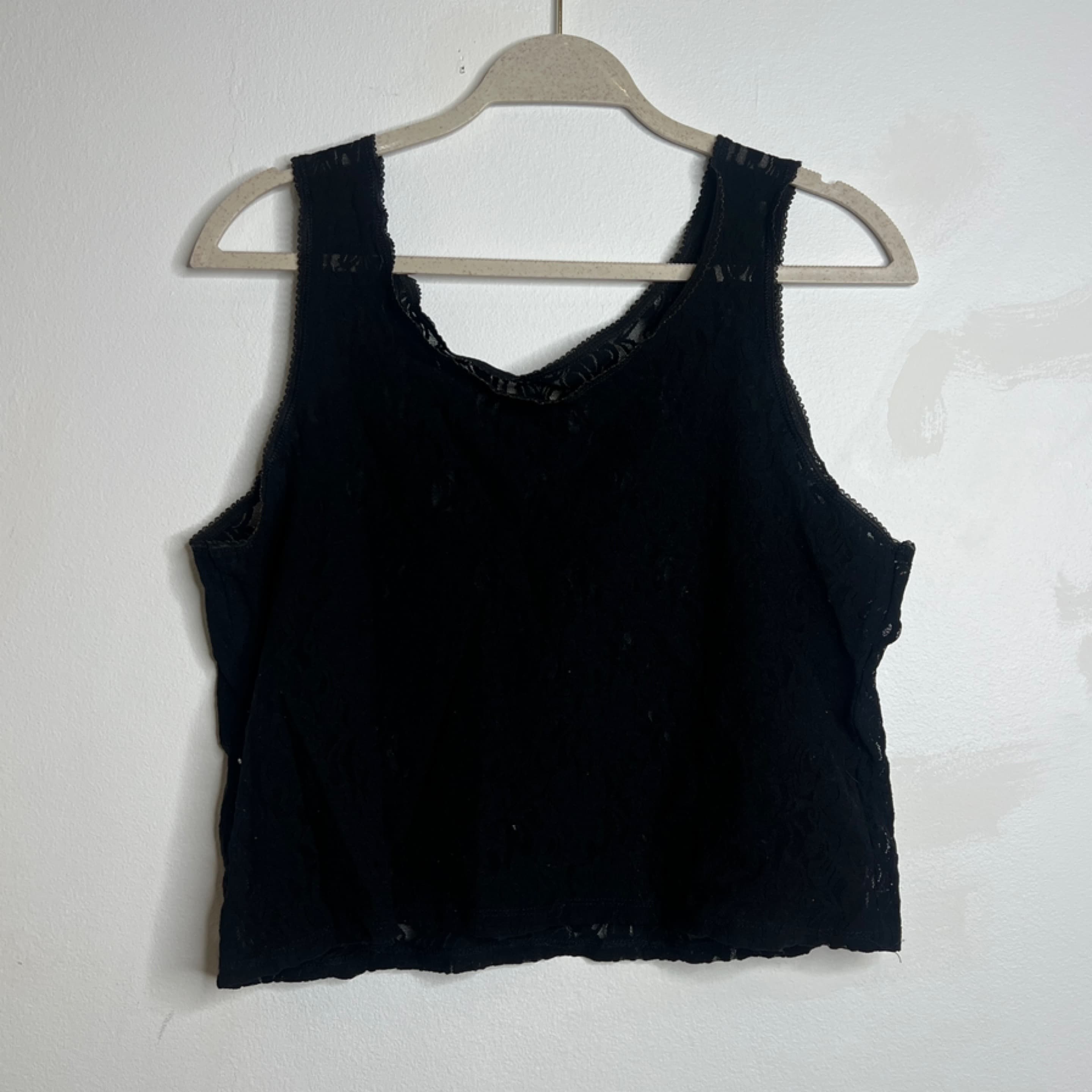 Vintage Black Lace Top