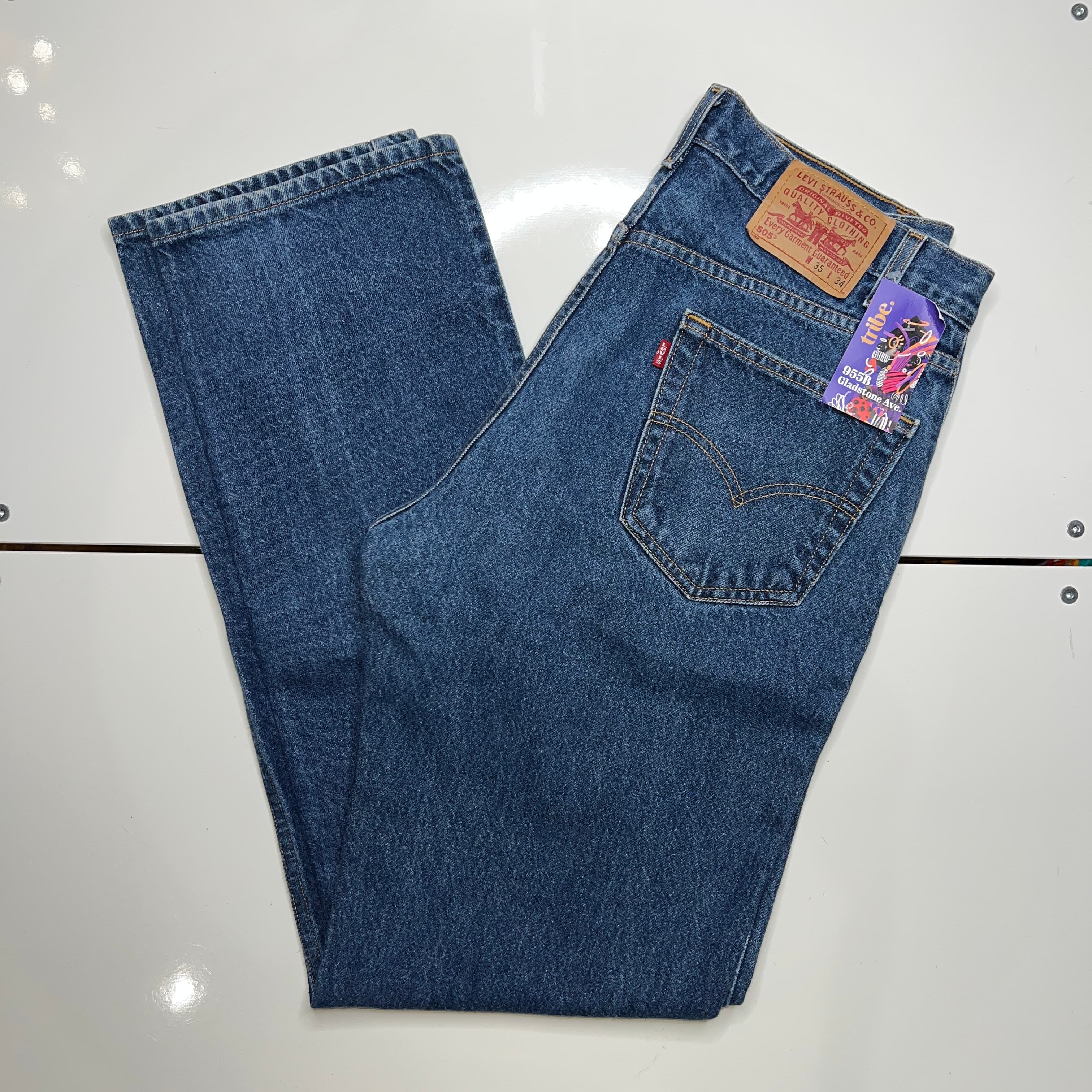 Levi Strauss 505 Relaxed Straight Jeans 35