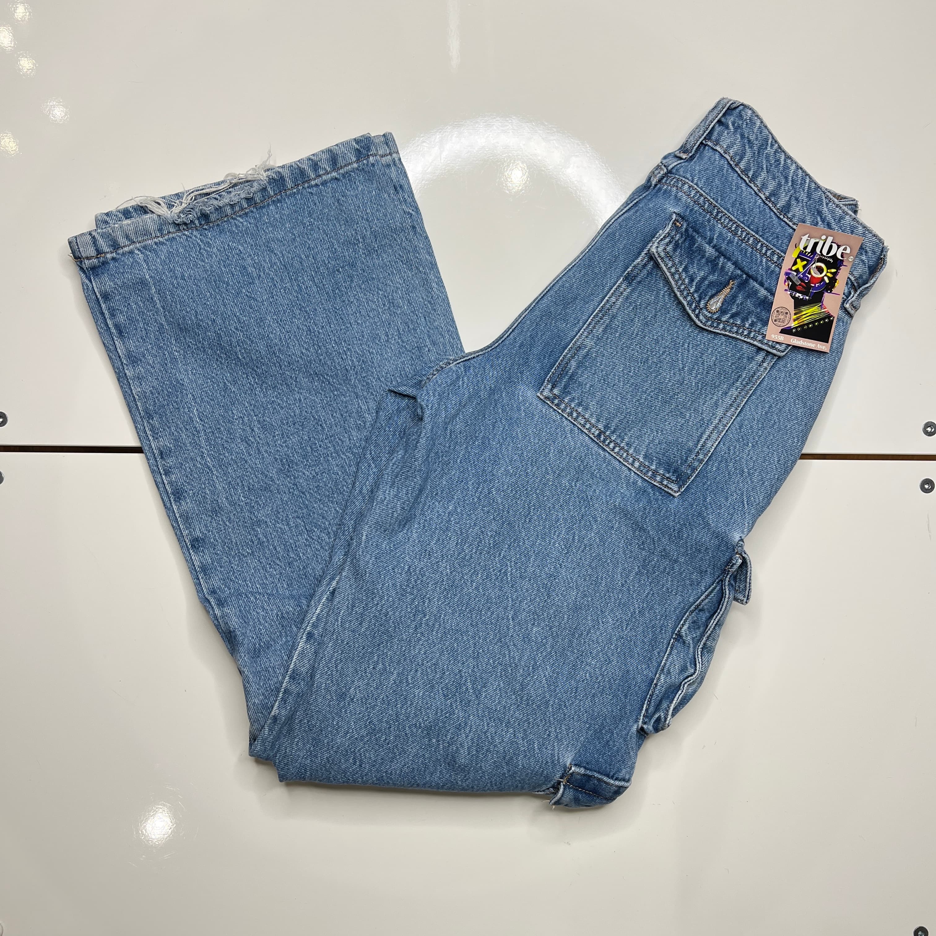 Garage Wide Leg Cargo Jeans 0