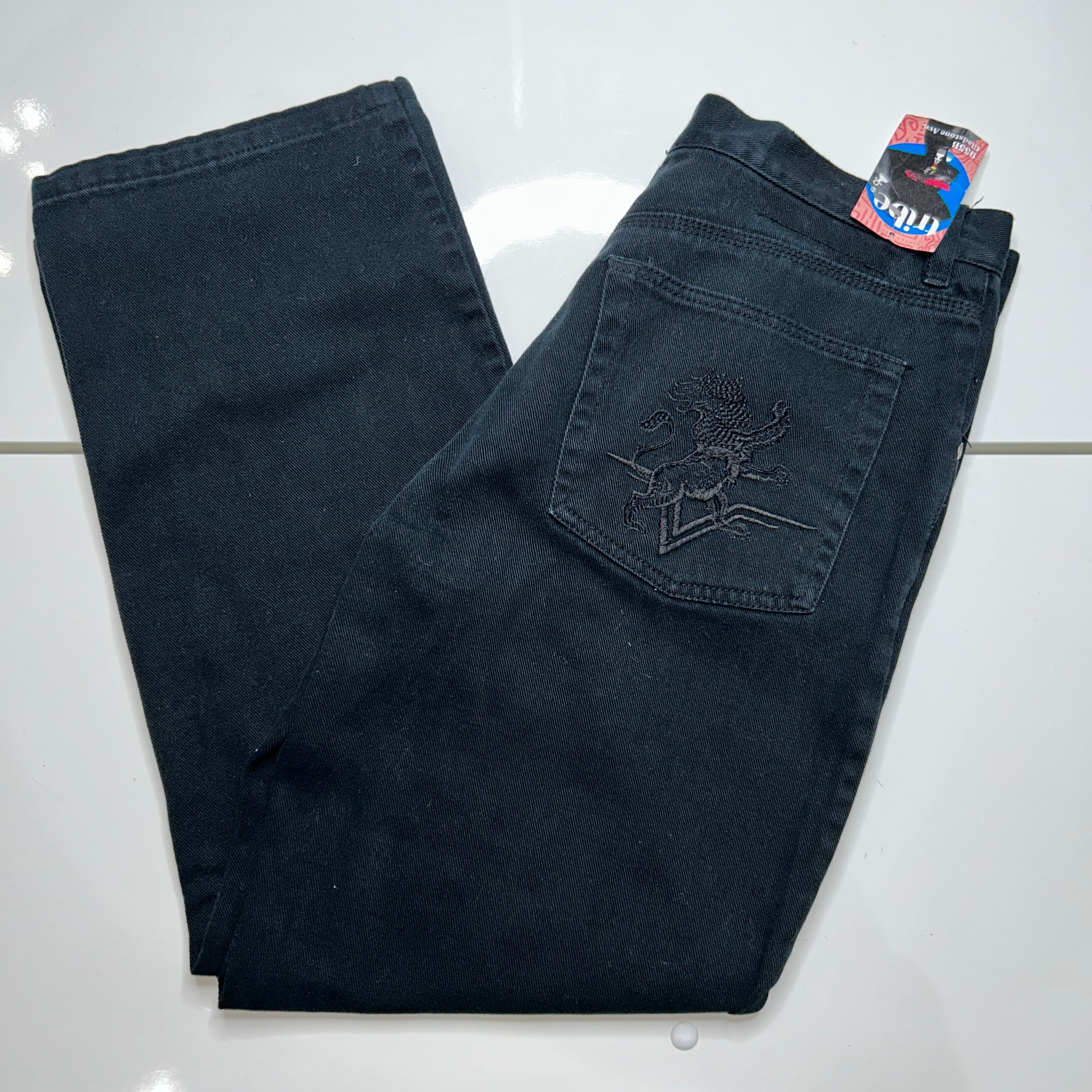 Vroom & Dreesman High Rise Straight Leg Jeans 34